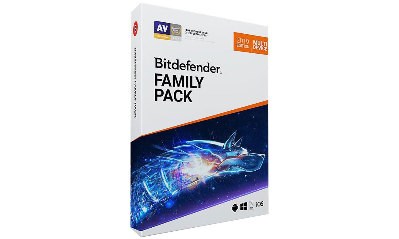 Bitdefender Family Pack 2019 (12m.) Unlimited + Pendrive 32GB